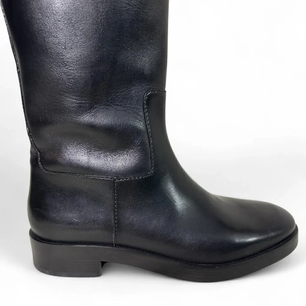 Tory Burch Flat Black Riding Boot Women's 7M NWOT